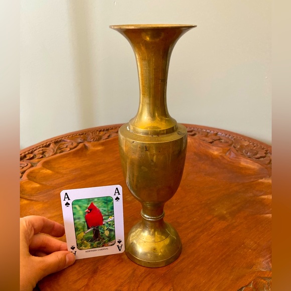 Vintage brass Vase - Picture 3 of 3